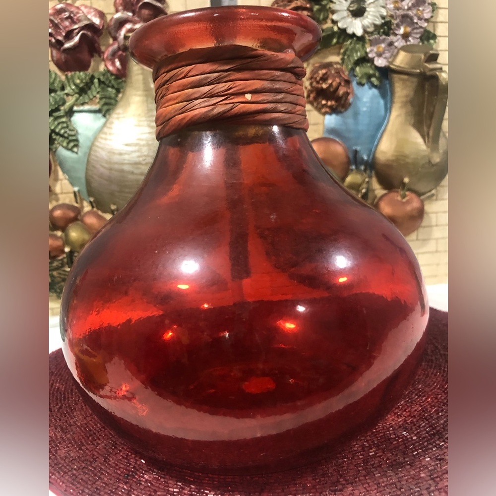 Red-Orange vase